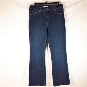 Chicos Platinum Charm Denim Jeans Size 1.5 Short